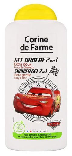 Shower Gel 2 in 1 Cars 250 ml