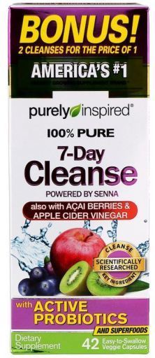100% Pure 7 Day Cleanse 60 Vegan Capsules