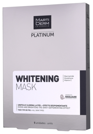 Platinum Whitening Mask 5 Unidades