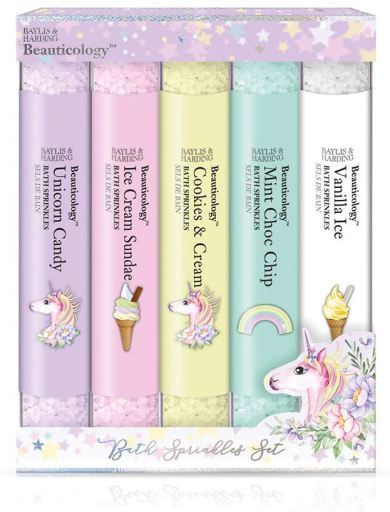 Beauticology Unicorn 5 Bath Salts in Tubes