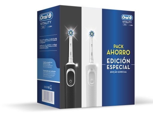 Vitality Cross Action Electric Brushes pack 2