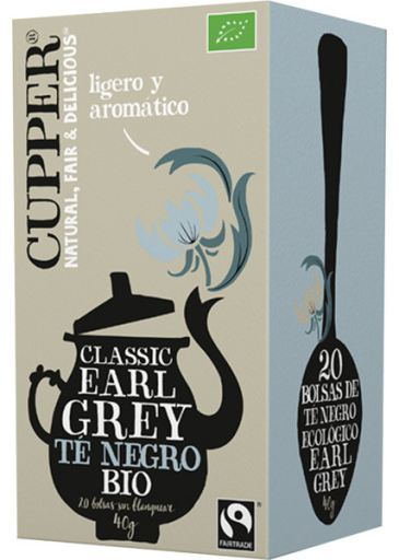 Cupper Black Tea Earl Grey Bio 20 bags