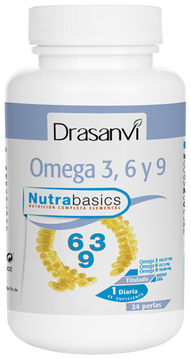 Drasanvi Nutrabasic Omega 3, 6 and 9, 24 pearls