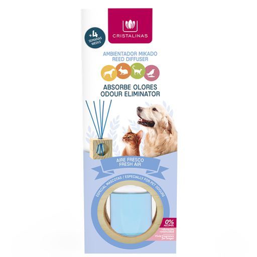 Mikado absorbs pet odours Crystal clear air 30 ml