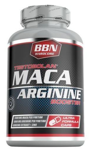 BBN Hardcore Testobolan maca standard 100 cápsulas