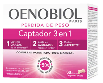 Oenobiol 3 in 1 Weight Loss Sensor 60 capsules