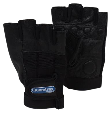 Fitness Gloves Leather Black S