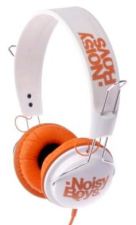 Noisyboys Headphones with Headbands Orange White