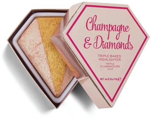 I Heart Revolution Diamond Iluminador Triple Champagne & Diamonds 10gr