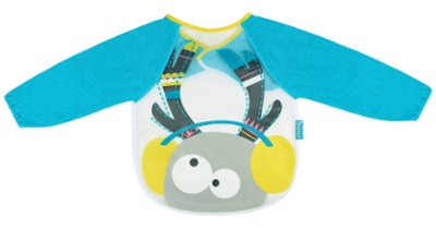 Babymoov Bib Long Sleeve Deer Blue