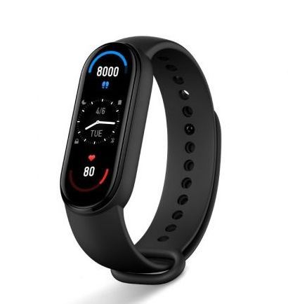 &Mu;&alpha;ύ&rho;&omicron; &beta;&rho;&alpha;&chi;&iota;ό&lambda;&iota; Smart Band Mi Band 6