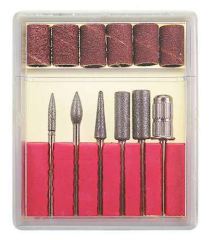 Manicure and Drill Kit 6 pieces + 6 Sandpaper