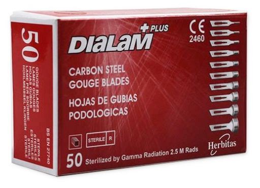 Herbi Feet Sterile Gouges Dialam 50 Units