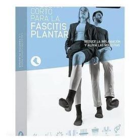 Short Sock Plantar Fasciitis Black Small