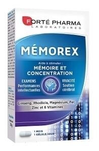 Fort&eacute; Pharma Energy Memorex Optimizes Memory and Concentration 56 tablets