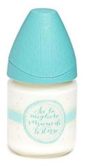 Glass Baby Bottle with 3-position Silicone Teat, 120 ml