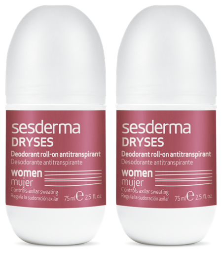 Dryses Deodorant Roll on Antiperspirant Woman 2 x 75 ml