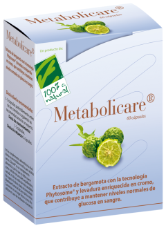 100% Natural Metabolicare 60 Capsules