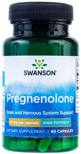 Pregnenolone 25 mg 60 Capsules