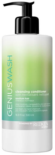 Genius Wash Cleansing Conditioner for Medium Hair 500 ml