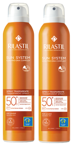 Rilastil Sun System Spray Transparent SPF50+ 2 x 200 ml