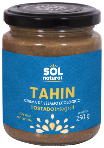 Sol Natural Organic Toasted Tahini 250 gr