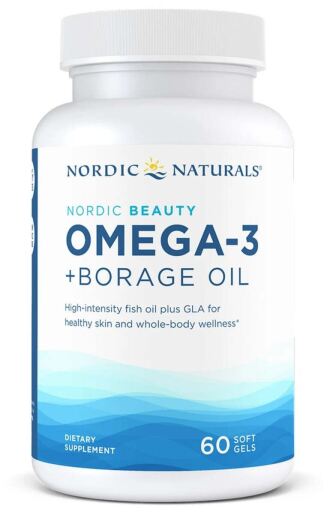 Nordic Beauty Omega 3 + Borage Oil 60 Softgels