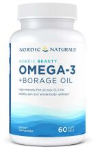 Nordic Beauty Omega 3 + Borage Oil 60 Softgels