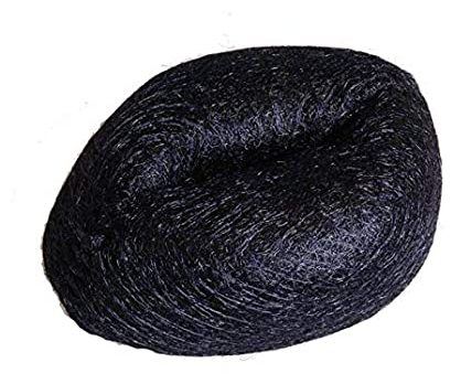 Stuffing Big Black Updo Bun