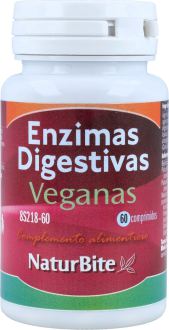 Naturbite Vegan Digestive Enzymes 60 Tablets