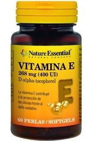 Nature Essential Vitamin E 400 IU Natural 60 Pearls