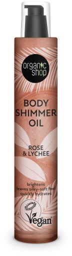 Body Shimmer Oil Rose and Lychee 100 ml