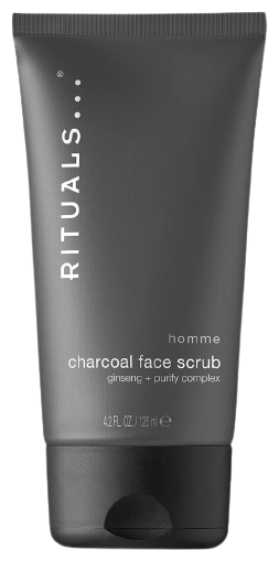 Homme Charcoal Facial Scrub 125 ml