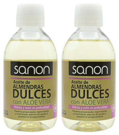 Almond Oil with Aloe Vera 2 x 250 ml