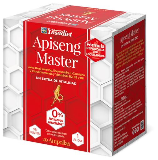 Ynsadiet Apiseng Master 0% Sugar 20 Ampoules