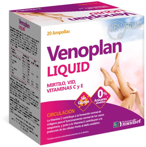 Ynsadiet Venoplan Liquid 20 Ampoules