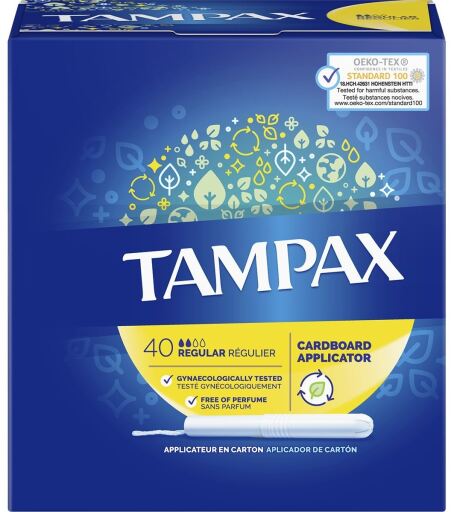 Tampax Regular Tampons 40 Units