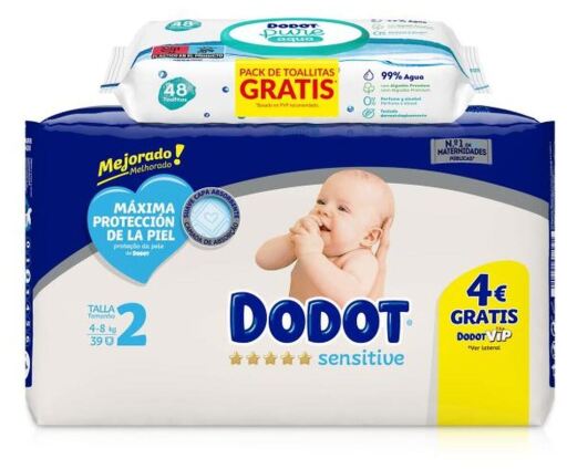 Dodot Aqua Pure Wipes Units 48 Units