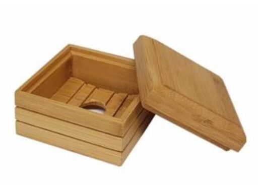 Bamboo Soap Dish 1 Unit