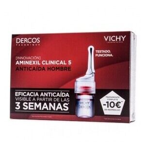 Vichy Dercos Aminexil Clinical 5 Men's Anti-Hair Loss Treatment 21x6 ml