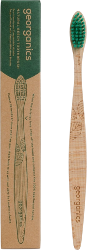 Georganics Medium Beech Wood Toothbrush