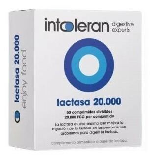 Intoleran Lactase 20000 50 Tablets