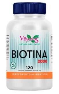 Vbyotics Biotin 2000 mcg 120 Vegetable Capsules