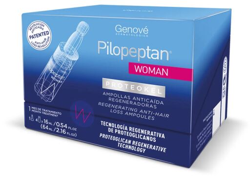 Pilopeptan Woman Proteokel Anti-Hair Loss Ampoules 4 Units