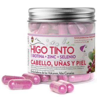 Tuno Canarias Red Fig Biotin + Zinc + Selenium 90 Capsules