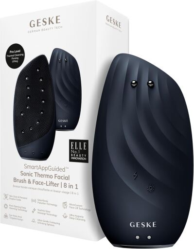 Geske Smart App Guided Sonic Thermo & Facial Lifting Brush 8 in 1