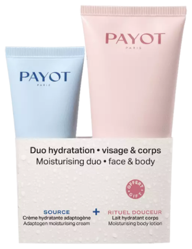 Payot Duo Hydration Facial Moisturizing Cream 30 ml + Body Cream 100 ml