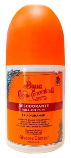 Alvarez G&oacute;mez Concentrated Cologne Roll-On Deodorant Orange 75 ml