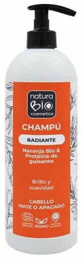 NaturaBIO Cosmetics Radiant Orange-Pea Protein Shampoo 740 ml