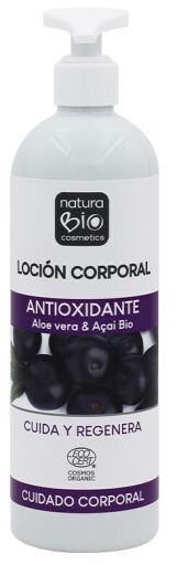 NaturaBIO Cosmetics Aloe Vera-Acai Bio Antioxidant Body Lotion 500 ml